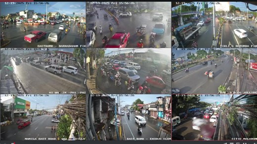 🚦 LIVE TRAFFIC & ROAD MONITORING – TAYTAY, RIZAL 🚧 Tumutok sa real-time na livestream ng kasalukuyang daloy ng trapiko at lagay ng mga kalsada sa iba't ibang bahagi ng Taytay. Ipinapakita sa stream ang ilang CCTV feeds mula sa mga pangunahing kalsada. Laging maging alerto at mag-ingat sa biyahe. *************** Para sa anumang uri ng Emergency o concerns maaari pa din tumawag sa: Sagip Taytay Command and Emergency Operations Center: 09854883352 MDRRMO: 09526199511 / 09708843791 O mag message s