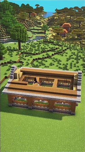 Minecraft Animal Barn 🐓 #minecraft #shorts