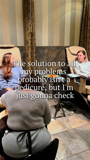 In our opinion, it could only make things better ✨😌 Save 20% on any pedicure, now through October 31. *This special offer is available with our Technician and Master level providers only. Click the link below to access this deal. https://bit.ly/48BVmCu | Mitchell's Salon & Day Spa