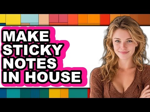 How to Make Sticky Notes in House (easy Method)