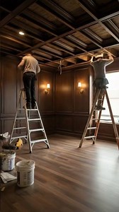 From Empty Room to Luxury Wood Library – Full Custom Build Transformation