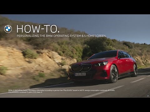 How-To: Customise BMW Operating System 8.5 Home Screen Widgets