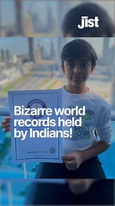18K views · 161 reactions | Innumerable Guinness World Records have been created across the world, particularly in India in the past so many years but some records never fail to grab the limelight. Here’s a look into some of the most unusual and bizarre records created by Indians! #world #guiness #worldrecord #bizzare | Jist | Facebook