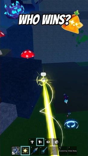 KITSUNE VS LIGHT | WHICH FRUIT IS SPEED!??? #shorts #robloxshorts #roblox