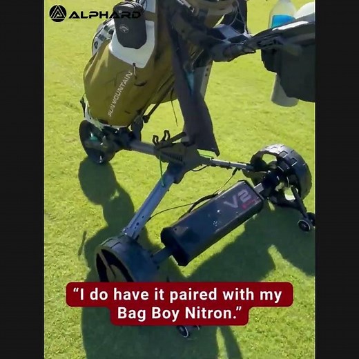 Club Booster V2 Review with Bagboy Nitron push cart