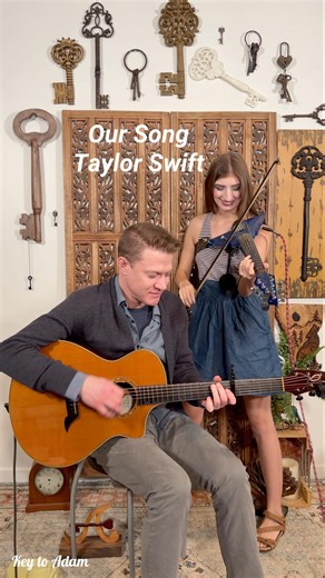 Our Song by Taylor Swift on electric violin and guitar #music #taylorswift #violin #guitar #swifties