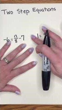 Two Step Equations- Common Mistakes #maths #algebra #mathsteacher