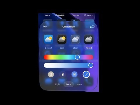 How to make apps a different color on iPhone