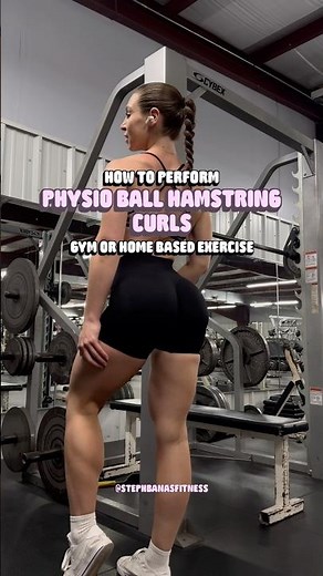 How to Perform Physio Ball Hamstring Curls - Home or Gym Based Exercise (Form + Cues)