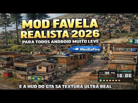 NOVO MOD FAVELA GTA SA ANDREAS ANDROID E PC V4 | LINK DIRETO MEDIAFIRE