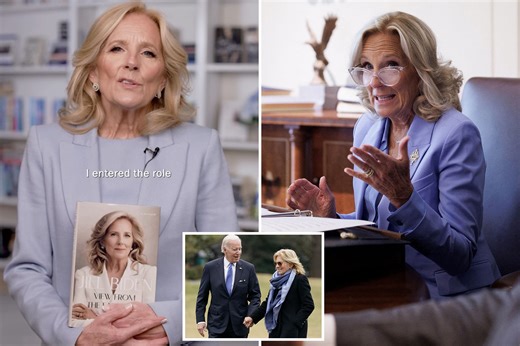 Jill Biden to publish memoir dishing on her White House years