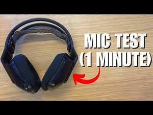 Logitech G733 Microphone Test (1 Minute)