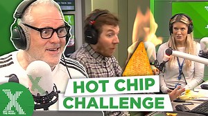 Captain Crapbeard definitely regrets agreeing to the "Hotty Botty Chippy Challenge"... 🥵 | The Chris Moyles Show On Radio X