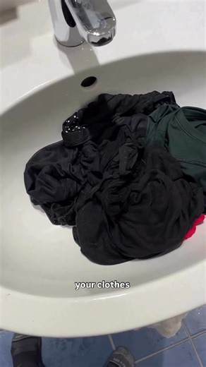 59K views · 488 reactions | Washing laundry in the hotel-room sink...