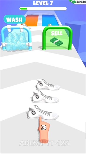 Sneakers Shoes Running Level 7 Gameplay #shorts #funny #gameplay
