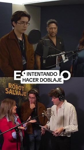 Este fue un gran día. Tuve la oportunidad de asistir a un taller de doblaje con el elenco de ‘ROBOT SALVAJE’. Emilio Treviño (Brillo), Leyla Rangel (directora de doblaje de la película), Rebeca López (ROZ) y Oscar Flores (Fink) me ayudaron a interpretar, en un par de líneas, a dos personajes dentro de la película. Esto fue SÚUUPER divertido! Una actividad que me hizo apreciar aún más el trabajo en equipo y consideración que conlleva hacer una película animada. Muchas gracias a @UniversalPictures