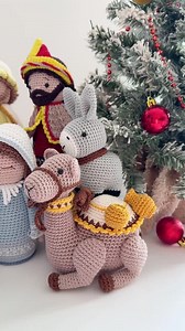 Crochet Nativity Scene Pattern: Christmas Ornaments (PDF) - Etsy Australia