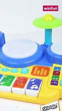 BOPPIN' BEATS Drum Set Keyboard | Best Drum Sets for Beginners & Online Beats | Skoodle