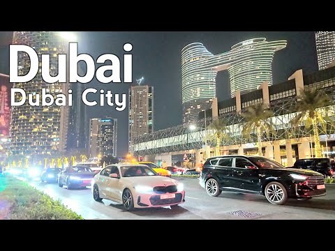 Dubai [4K] Dubai City, Downtown Dubai Walking Tour 🇦🇪