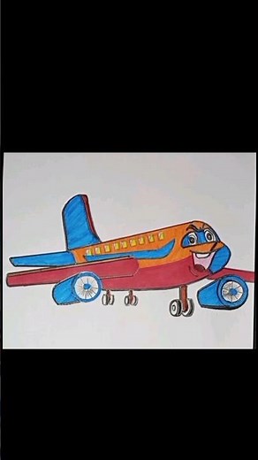 How to Draw a Aeroplane ✈️ step by step