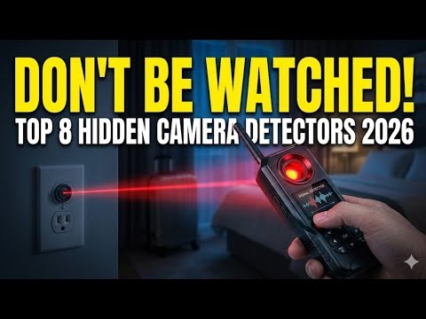 Top 8 Best Hidden Camera Detectors on Amazon 2026 | Travel ,Hotels, Home Safety