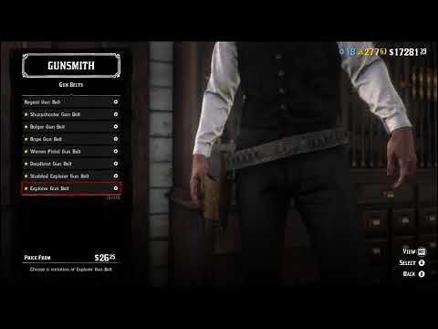 RDO All Red Dead Online Gunbelts