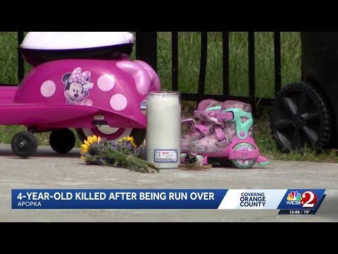 4-year-old girl killed after being run over by SUV in Apopka driveway, FHP says