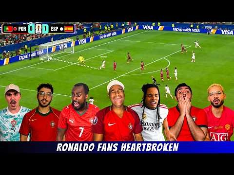 PORTUGAL ELIMINATED | RONALDO FANS CRYING 😭 SPAIN 1-0 PORTUGAL