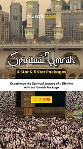 Begin your spiritual journey with a single click. 🤲🏼 With flights, hotels, breakfast and airport transfers covered our Spiritual Umrah packages enable you to continue on your journey of faith and reflection, undeterred! ✨ Get in touch with our holiday experts today. #musafirdotcom #IamMusafir #Umrah #Umrahpackages | musafir.com