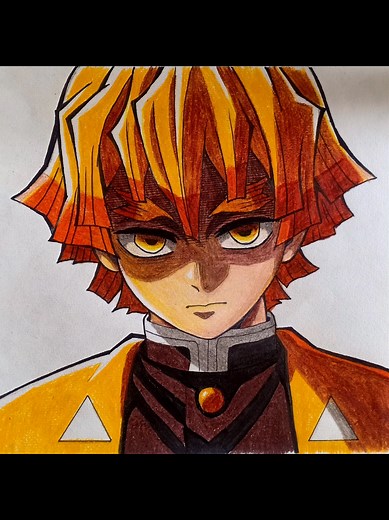 Drawing Zenitsu from Demon Slayer: Step-by-Step Guide