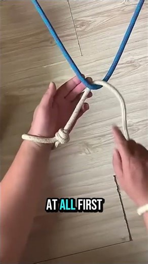 A secret trick to easily escape even when your hands are tied with a rope