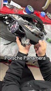 Porsche #panamera headlight repair by carner