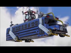 Jumping off Fortnite's Battle Bus!