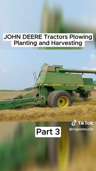 JOHN DEERE Tractors Plowing, Planting and Harvesting