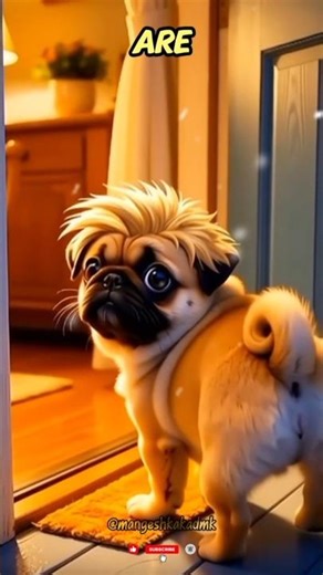 pug got trolled by a zombie 🤭 #pug #cute #comedy #puppy