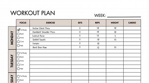 Exercise Tracker, Weekly Workout Tracker, Fitness Log, Workbook Log Template, Fitness Tracker, Weight Loss Tracker, Workout Printable - Etsy Australia