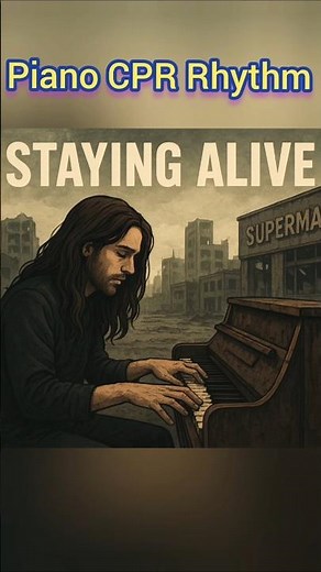 CPR • Staying Alive | Piano Survival Vibes in a Ghost City
