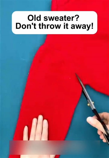 Transform Your Old Sweater into Fashionable Wear