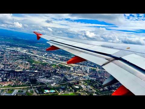 [4K] Full Flight | EasyJet | Airbus A320-214 | Basel (BSL) - Chania (CHQ) | U21153 | HB-JZY