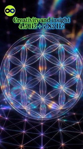 Raise Creativity and Insight Meditation Flower of Life Frequencies