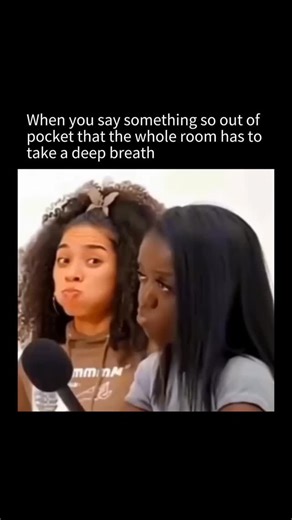 Memesfyp on Instagram: "This video features a viral moment from a podcast, where a guest’s shocking statement leaves the hosts visibly stunned. The video begins with a woman saying, “I wanted to join the military,” which initially seems like a normal comment. However, the mood quickly shifts when she adds, “But they said they would use me as the missile,” prompting a chorus of deep, dramatic breaths from everyone in the room as they struggle to maintain their composure. The video includes a humo