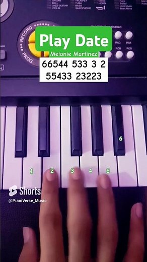 Play Date - Melanie Martinez (Piano Tutorial) #tiktok #viral #shorts