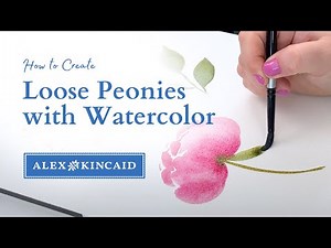 Loose Watercolor Floral Tutorial: Step-by-Step Peony