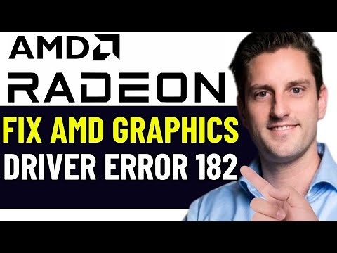 HOW TO FIX AMD GRAPHIC DRIVER ERROR 182 (EASY FIX 2026)