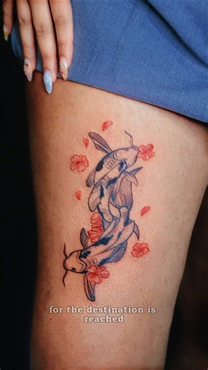 The HIDDEN Meaning Behind This Koi Fish Tattoo 🐟🌸 #shorts