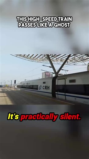 This High-Speed Train Passes Like a Ghost #TechnologyFuture #FutureTech #TechTrends