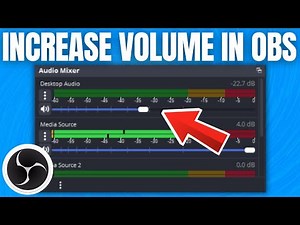 How to Increase Volume in OBS Studio