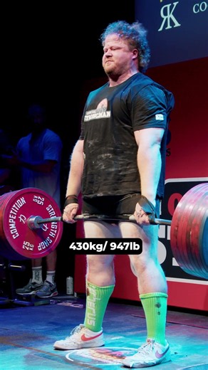easy 430kg deadlift