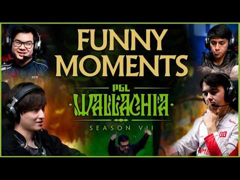 FUNNY MOMENTS of PGL Wallachia Season 7 | DOTA2