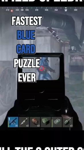This is the FASTEST Blue Card Monunment Puzzle | Rust